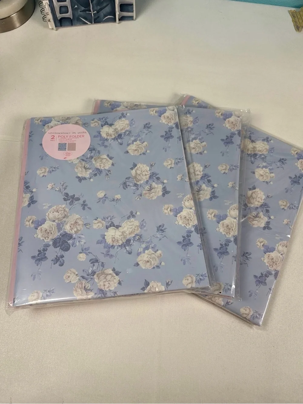 Loveshackfancy x target yoobi poly folder bundle